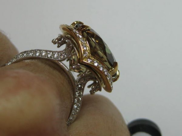 Zultanite®Gemstone Ring, 18K White and Yellow Gold, 15.03cts. - Image 3