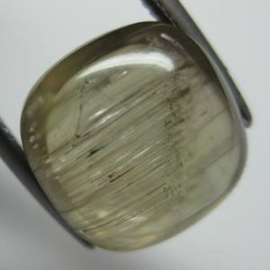 19.95 cts. Zultanite® Wobito Double Cab. Cushion w. Groove 14mm