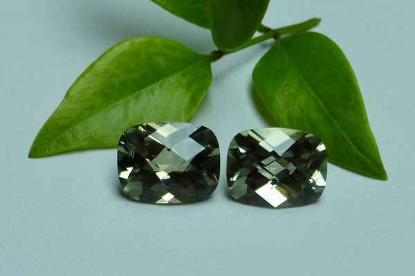 6.24 TCW Zultanite® Pair of Cushion Checkerboard 10x8mm - Image 4