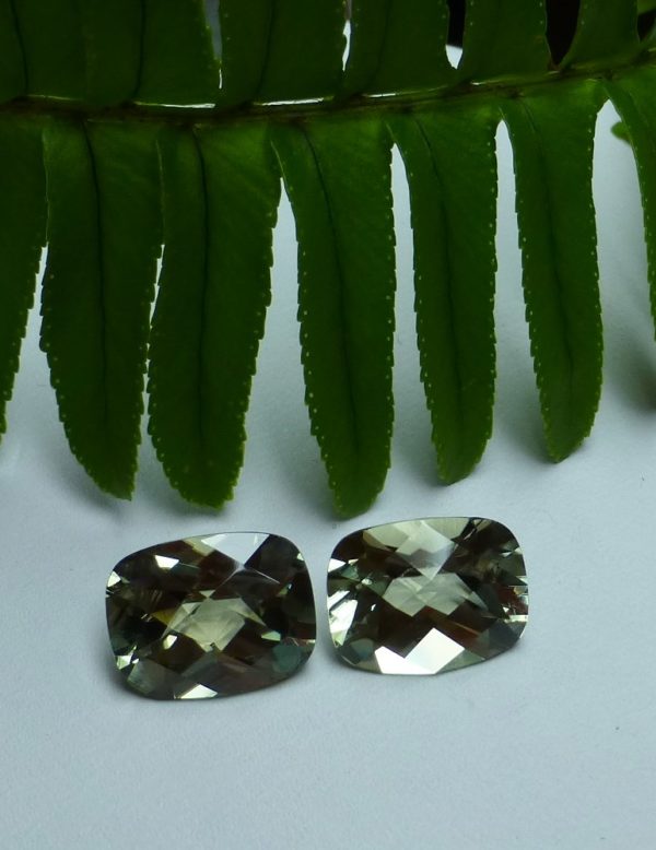 6.24 TCW Zultanite® Pair of Cushion Checkerboard 10x8mm - Image 2