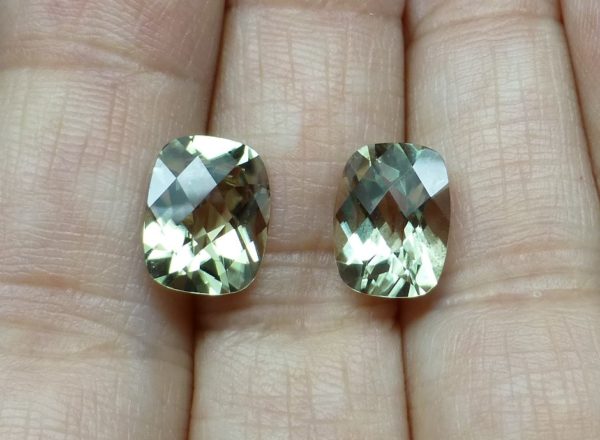 6.24 TCW Zultanite® Pair of Cushion Checkerboard 10x8mm - Image 5