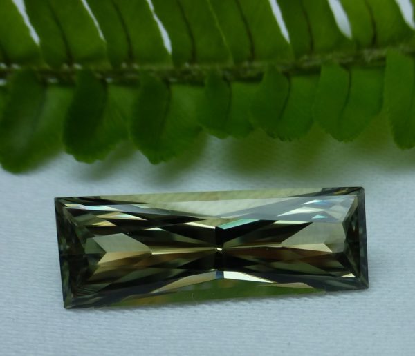 11.17 cts. Zultanite® Long Modified Rectangle 23.8x8.3mm