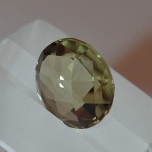 6.21 cts. Zultanite® Lentil Round Checkerboard 11.9mm