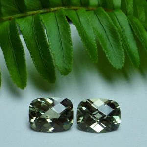 Zultanite® Gemstone, Cushion Checkerboard Cut, PAIR