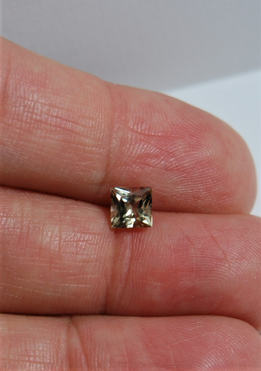 0.68 cts. Zultanite® Princess Cut 5mm Zultanite® Gems