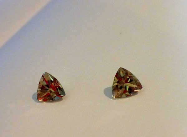 3.80 TCW Zultanite® Pair of Trilliant Cut 8mm - Image 3