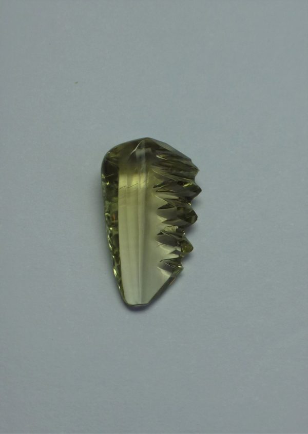 4.61 cts. Zultanite® Fancy Carved Spear Tip by Christopher Wolfsberg - Image 10