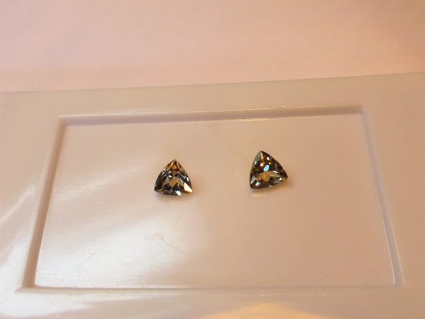 Zultanite Trilliant Cut Gemstone Pair