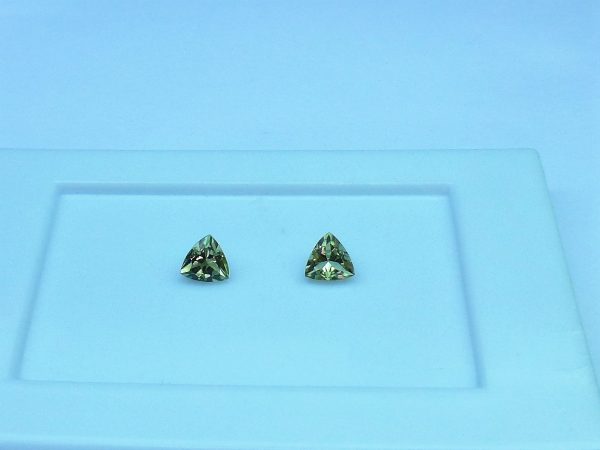 Zultanite Trilliant Cut Gemstone Pair