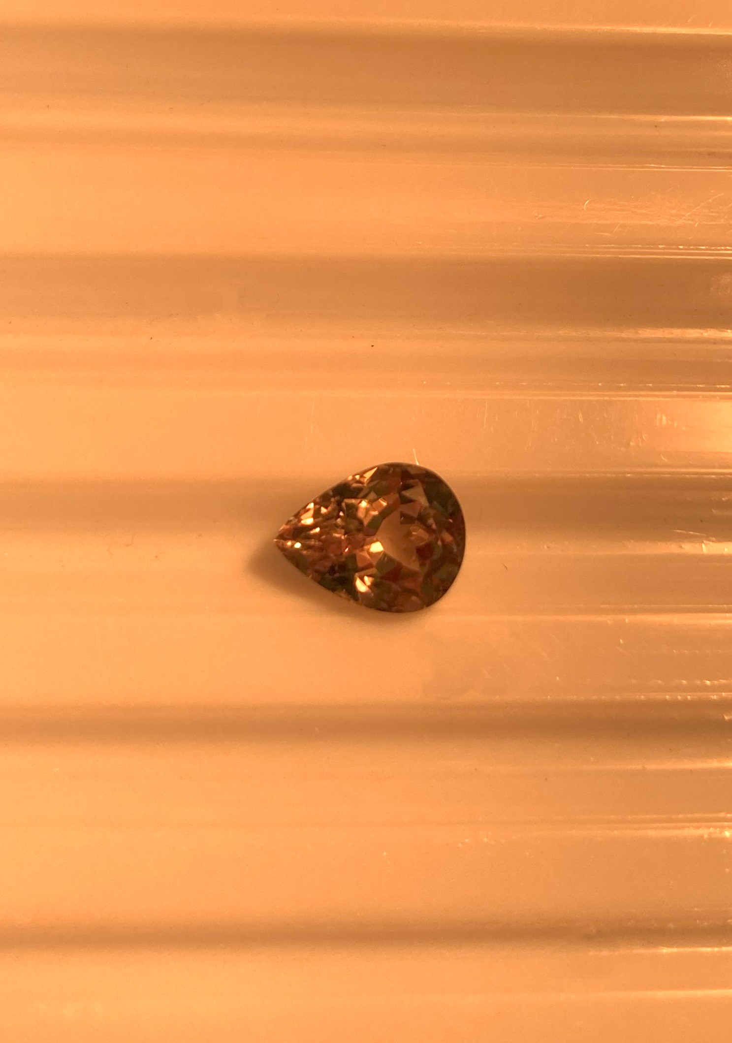 2.18 cts. Zultanite® Pear Shape 8.9x6.8mm - Image 7