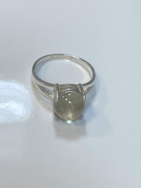 Ring, Silver, 5.57 cts., 10mm Round Cut Zultanite® Cabochon - Image 7