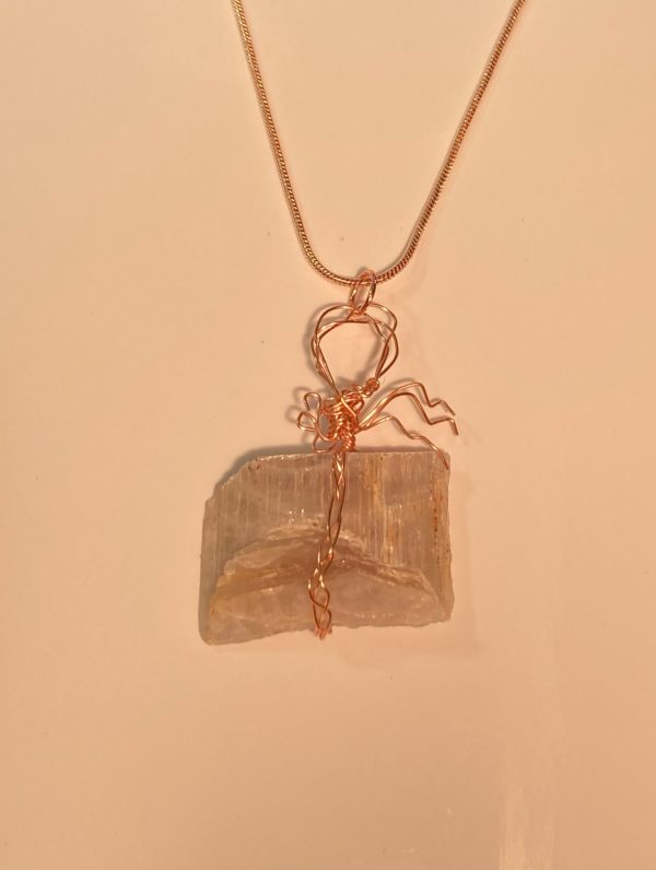 Necklace with 36.9 carat Color Changing Mineral Specimen Pendant - Image 5
