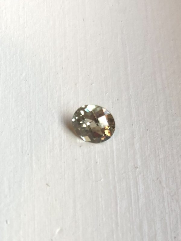 Zultanite® Gemstone, Checkerboard Oval, 6x 5 Millimeter