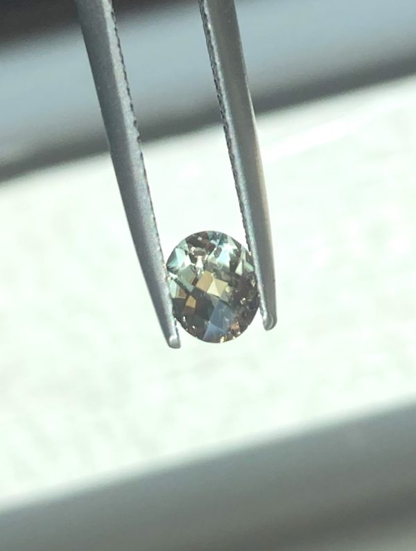 0.68 cts. Zultanite® Checkerboard Oval 6x5 mm - Image 2