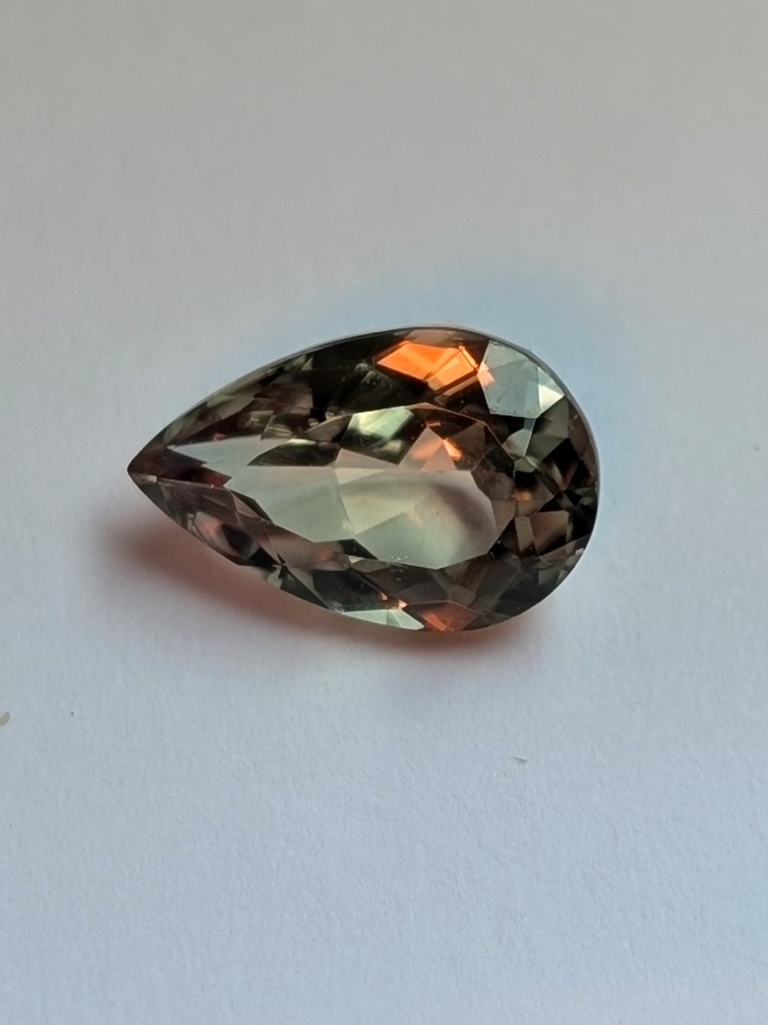 3.41 cts. Zultanite® Pear Cut 12x8 mm - Image 6