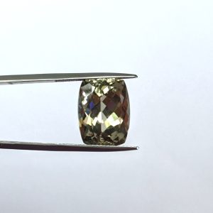 Color-Change Zultanite® Cushion Cut Gemstone, 16mm x 12mm x 9mm