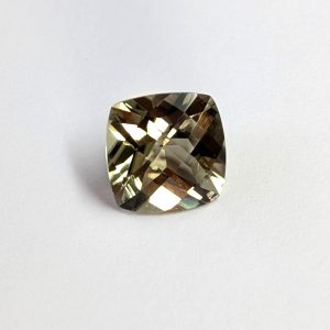 Zultanite® Square Cushion Checkerboard Cut Gemstone, 12 Millimeter, 7.76 carats