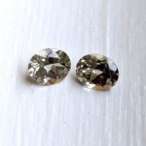 Zultanite® Oval Cut Gemstones, 1 PAIR, 6 mm x 5 mm, 1.37 carats